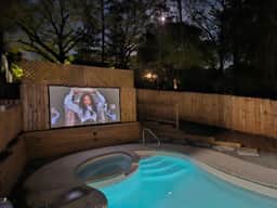 Poolside Cinema and Heated Pool/SPA