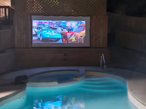 Poolside Cinema and Heated Pool/SPA